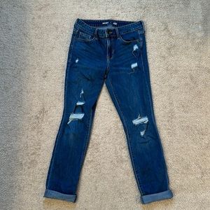 Old Navy Mid-Rise Power Slim Straight Jeans